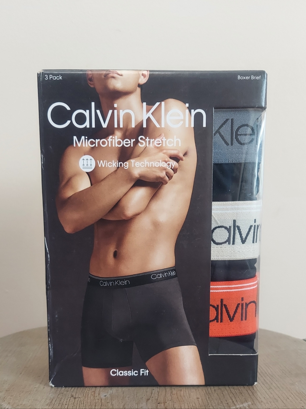 Calvin Klein Men's Designer Microfiber Stretch Boxer Briefs Polo Supreme Bape